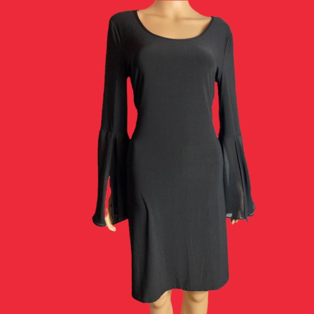 Catherine Malandrino black knit dress size medium